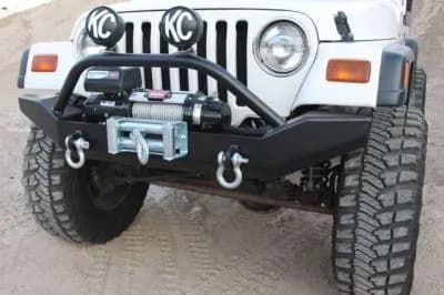 Rock Hard 4x4 Patriot Series Full-Width Front Bumper - CJ5/CJ7/CJ8/YJ/TJ/LJ