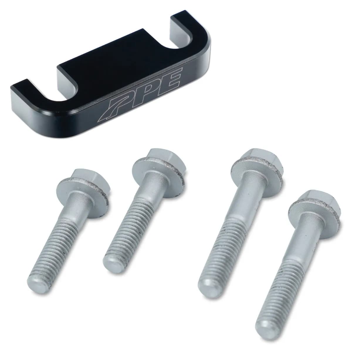 0110 gm 6.6l Duramax Fuel Filter Mount Spacer Kit Black