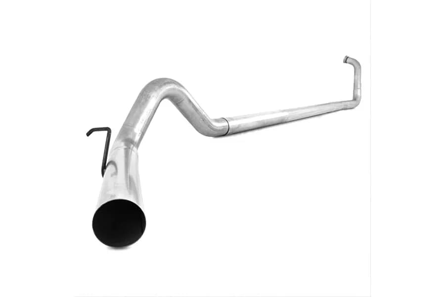 Armor Lite Turbo Back Exhaust System; 4 in.; Incl. 3.5 in. Turbo Downpipe/MidPipe/Ext.Pipes/Muffler Delete Pipe/Over Axle Pipe/Hdw; No Tip Incl.; Single Side Exit; Aluminized;