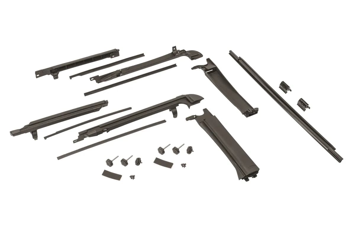 Jeep JK Factory Style Door Surrounds with Tailgate Bar For 07-18 Wrangler 4 Door MasterTop