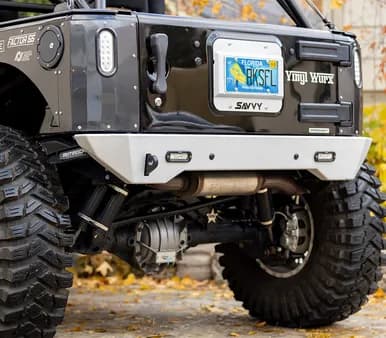 07c Wrangler Krawler Lite High Clearance Rear Bumper Skin Raw