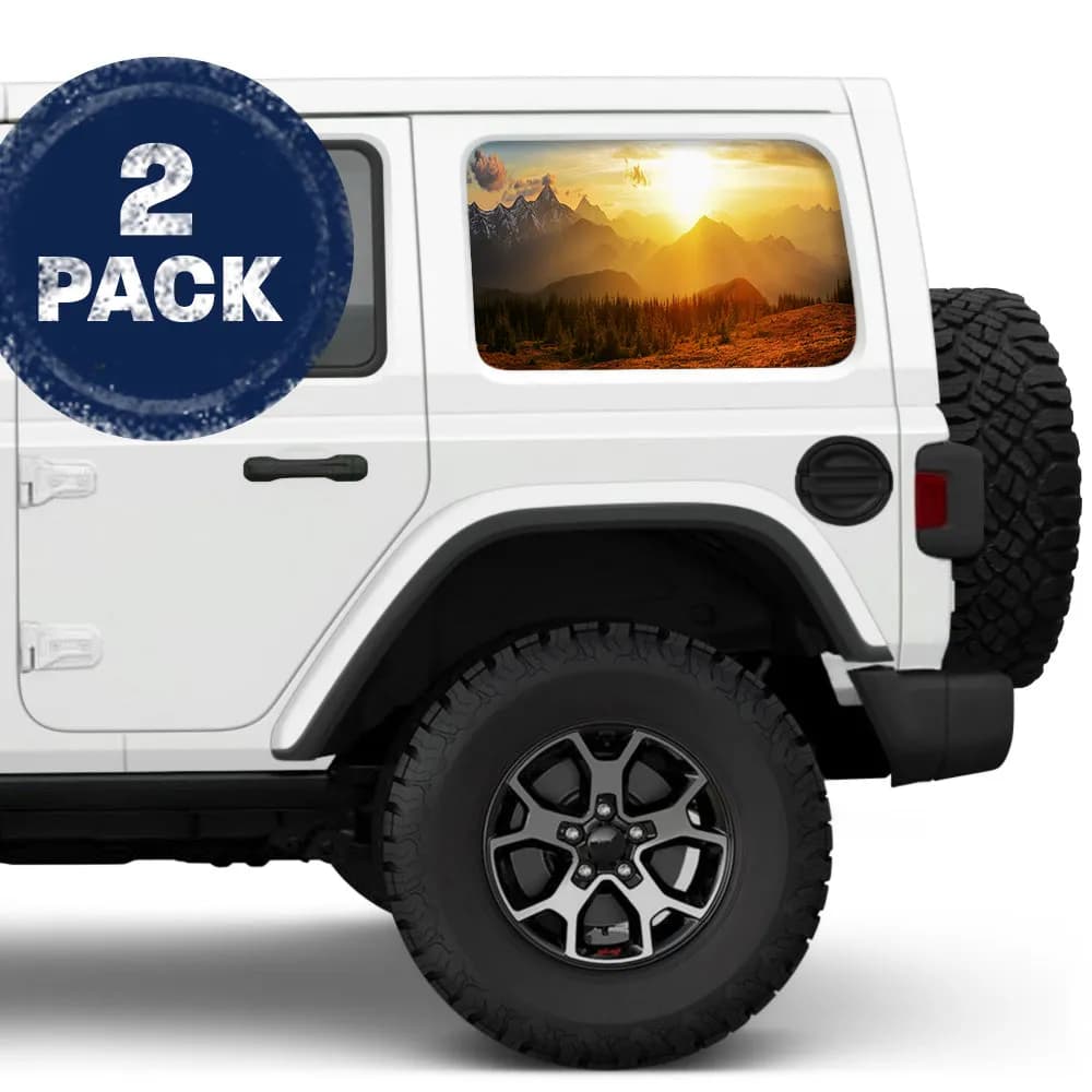 Adventure Awaits Side Windows Printed Vinyl Decal