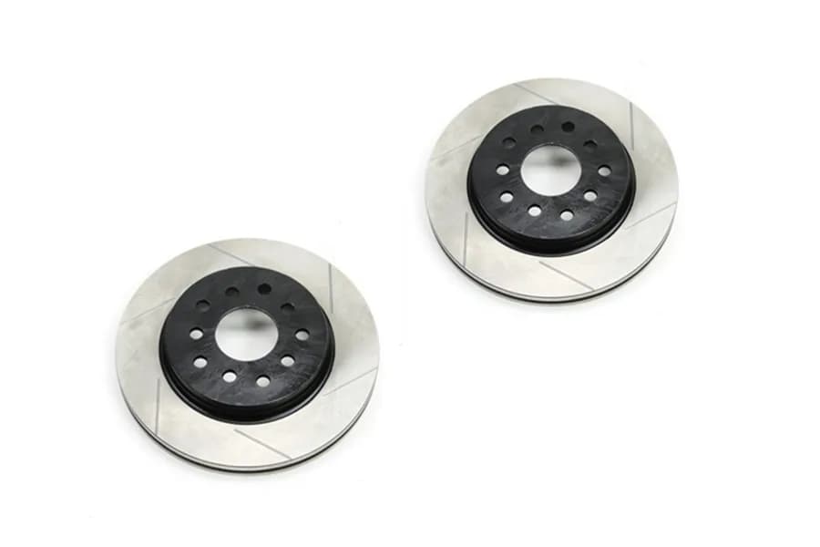 JK: 13.3" Brake Rotor Pair – Slotted & Vented – Front (5x5" & 5x5.5")