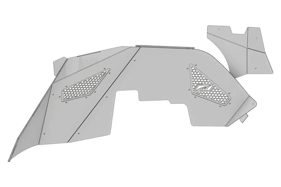 Motobilt Tomahawk Inner Fender for Front Corner Armor System - Standard - JK