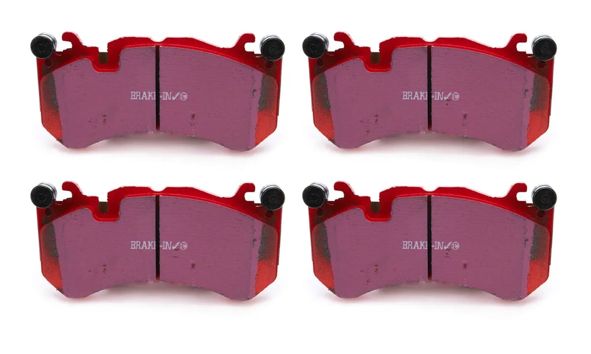 Redstuff Ceramic Low Dust Brake Pads; FMSI Pad No. D1291; Pad Dimensions: 190 x 93 x 17mm;