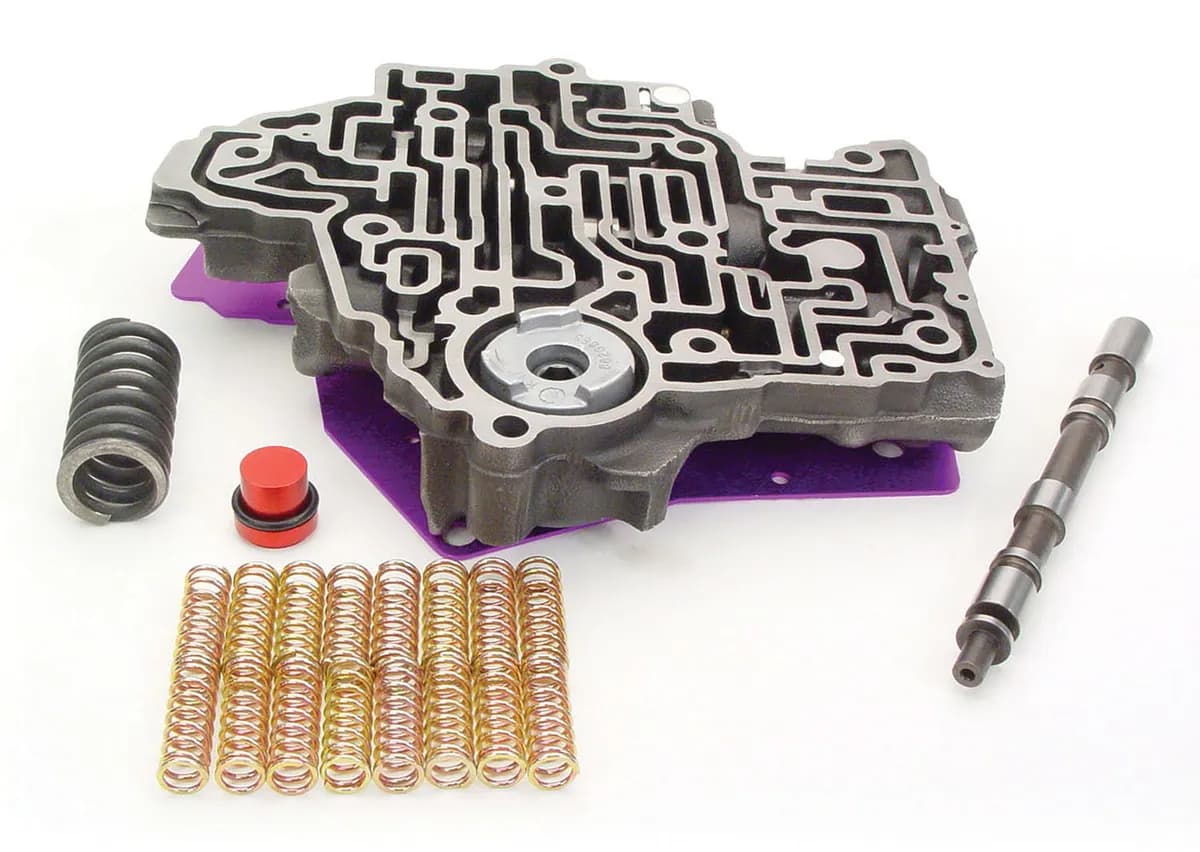 TCI Automotive 221201 TH400 Reverse Shift Pattern Full Manual Valve Body w/ 1st and 2nd Gear Braking.