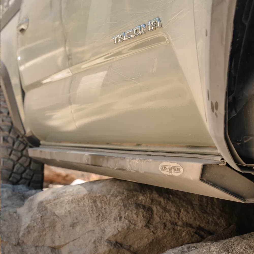 Tacoma Rock Sliders Passenger Side Sub Part For 05-23 Toyota Tacoma Black Powdercoat Steel Rock Slide Engineering