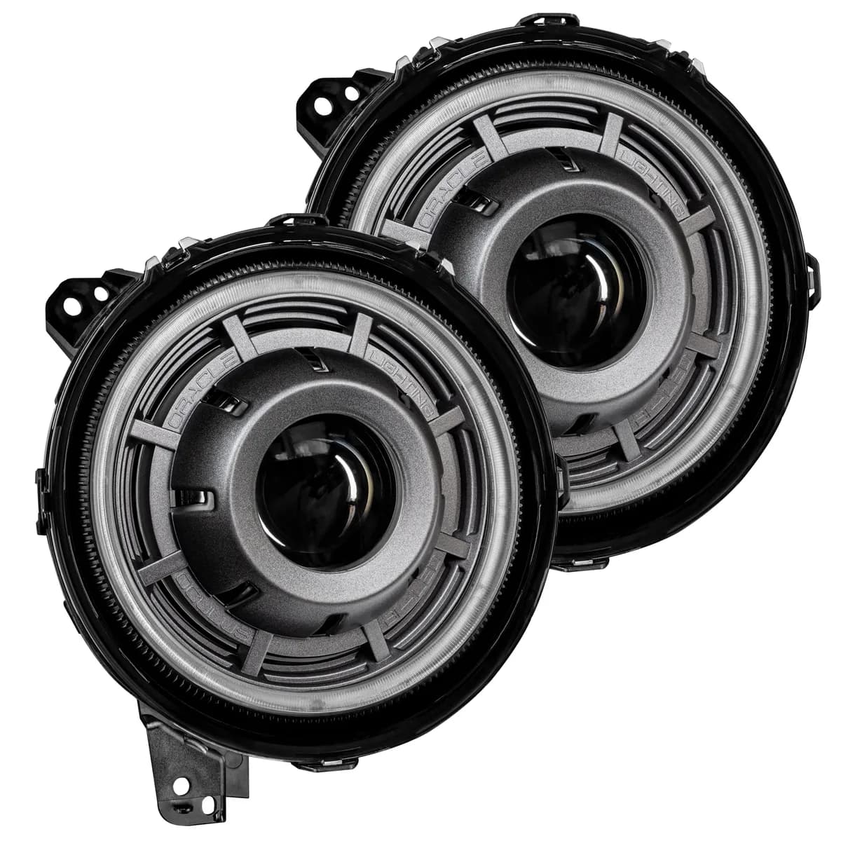 Oracle Oculus Bi-LED Projector Headlights - Graphite Metallic JT/JL