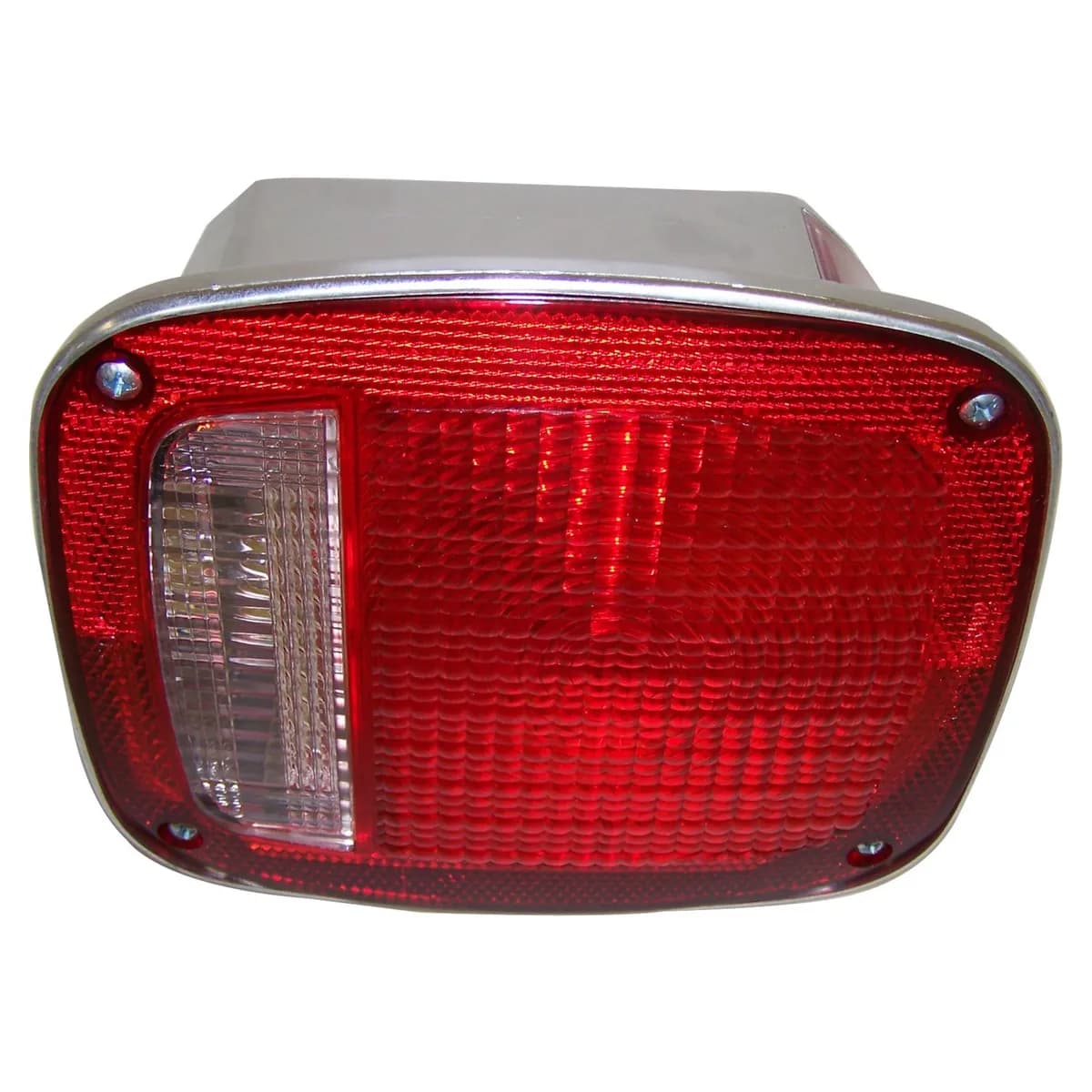Crown Automotive Jeep Replacement 5457197C Left Tail Lamp w/ Chrome Body for 1976-1980 Jeep CJ-5, CJ-7