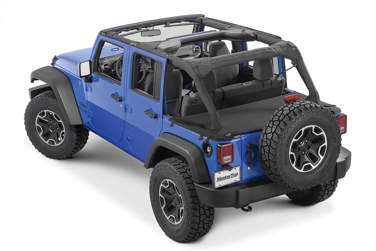 Jeep JK WindStopper Plus/Tonneau Cover Combo For 07-18 Wrangler JK 4 Door MasterTop