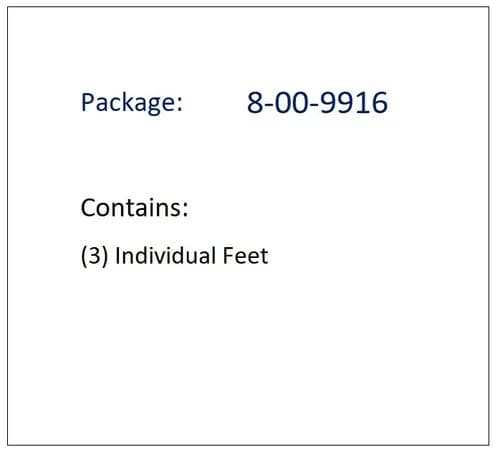 2.5in ss Feet
