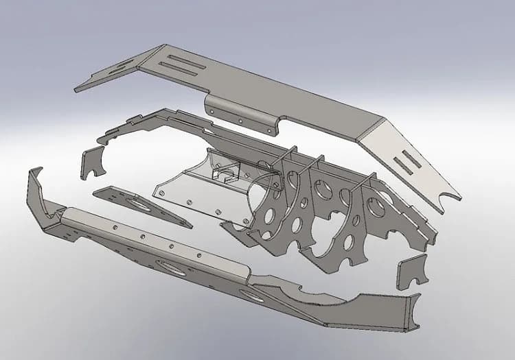 Dana 60 Full Hydro Mounting Kit: Chevy - Ultimate Arms for Reid Knuckles Artec Industries