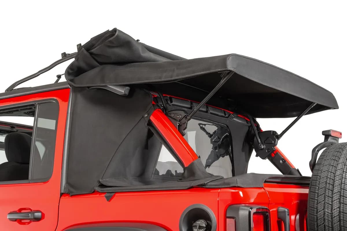 Wind Stopper Plus/Tonneau Cover Ultimate Combo 2018-2023 Jeep JLU Wrangler 4DrSoft Top Models MasterTwill
