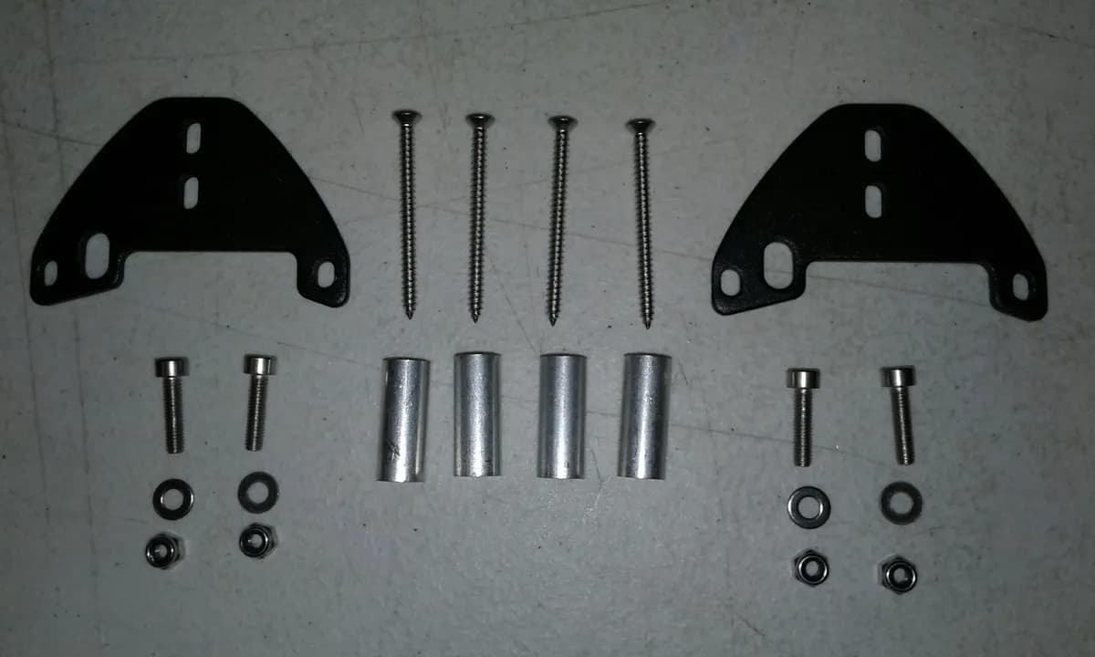 Quake LED - QBJ910 - JL Sport Fog Brackets Pair for 2018-2020 Jeep Wrangler