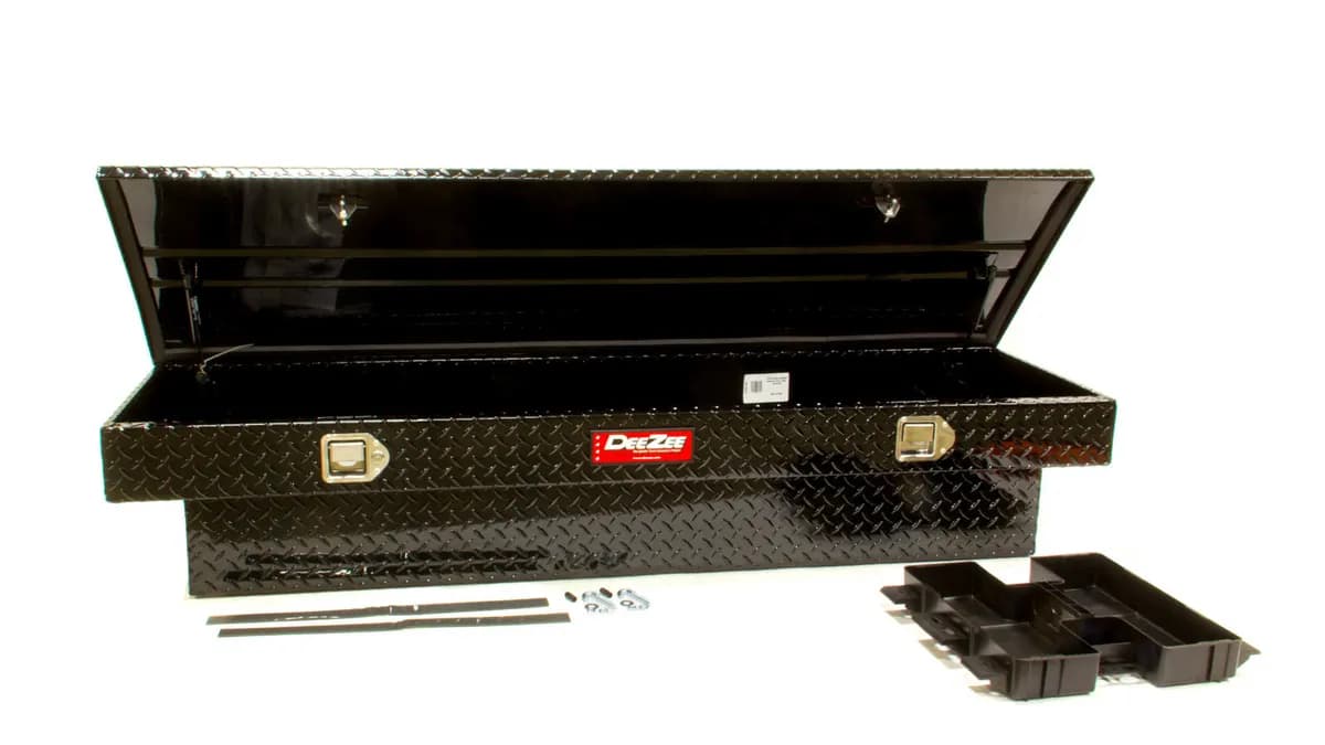 Reb Label Single Lid Crossover Tool Box Black