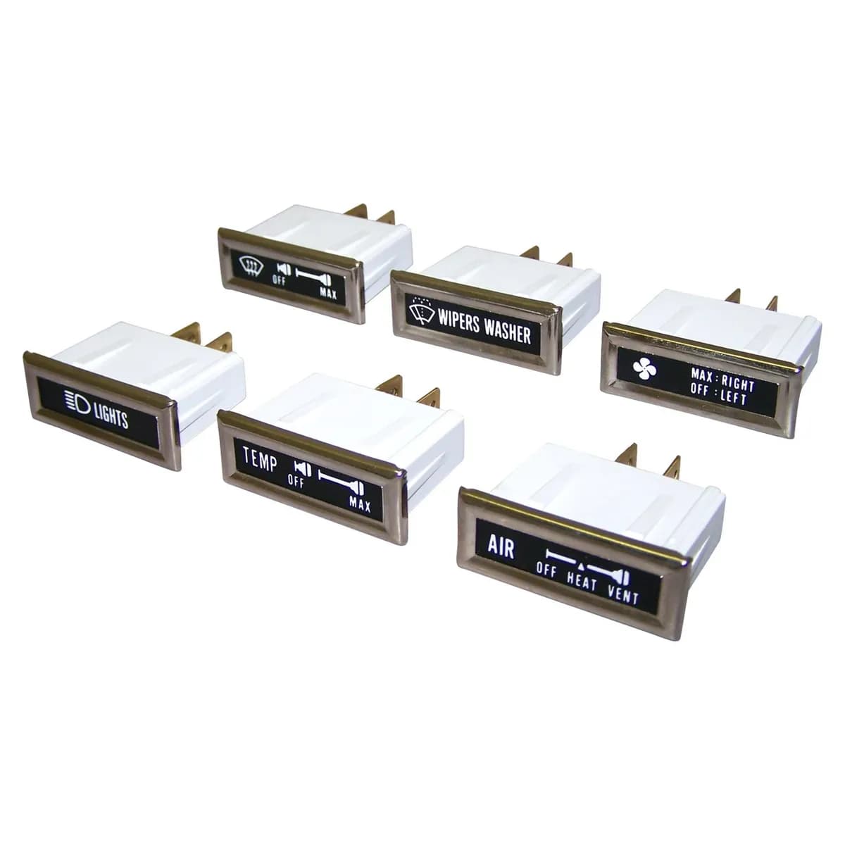 Crown Automotive Dash Board Lamp Kit - CJ 1976-86