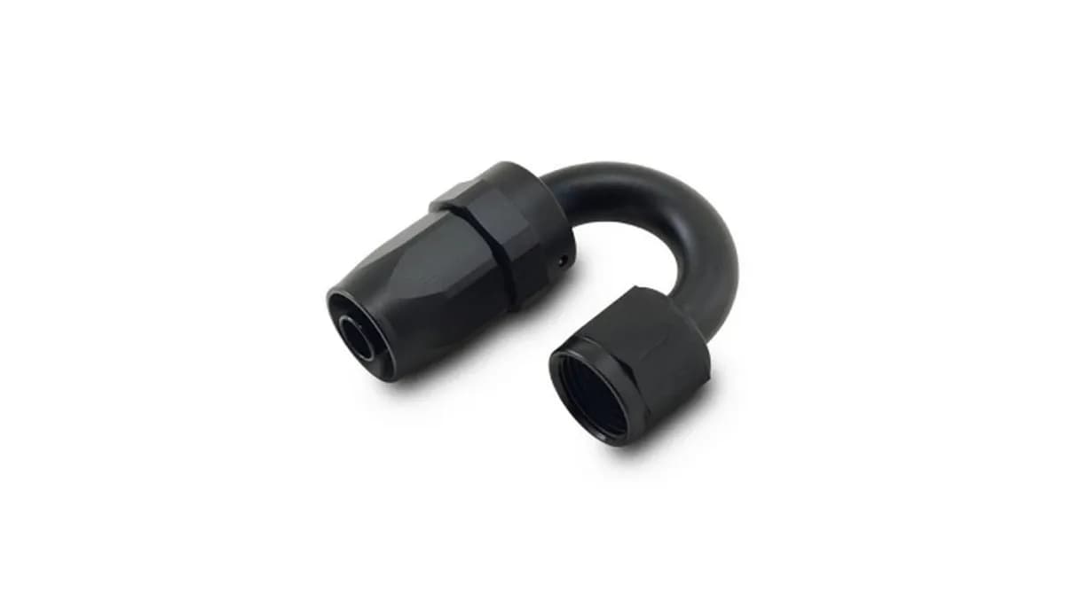 Vibrant Performance - 21808 - Swivel Hose End Fitting, 180 Degree; Size: -8AN