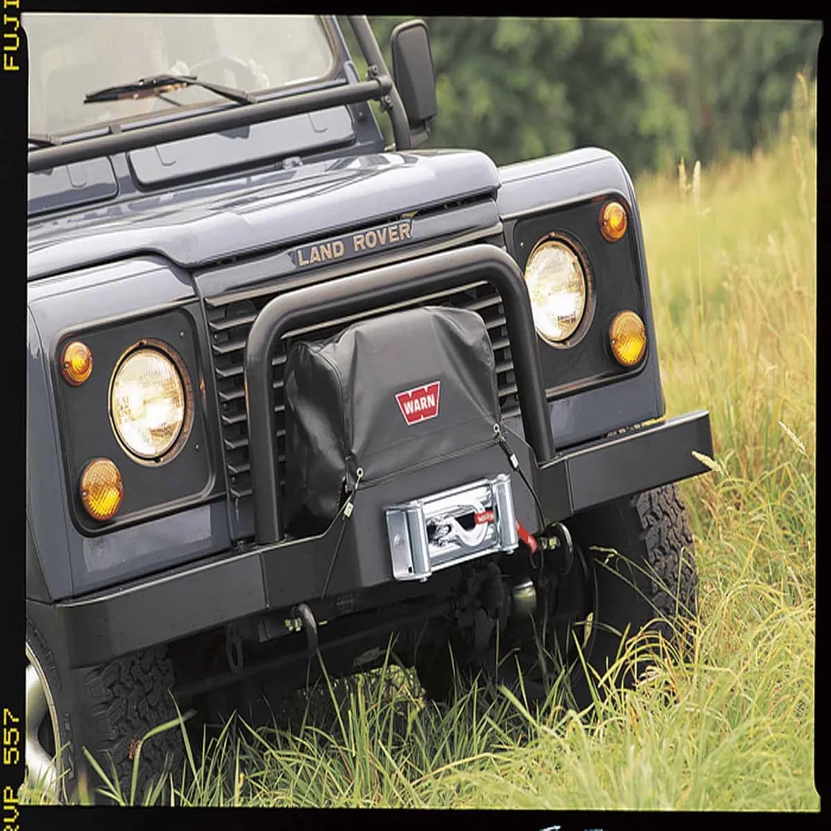 WARN - Winch Cover For Use with M8274-50 Winch; Nylon-Backed Vinyl