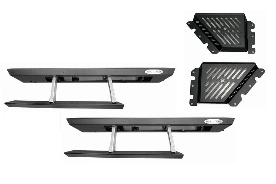 Rock Slide Engineering Gen 3 Step Slider Set w/ Accessory Package - Bronco 2021+