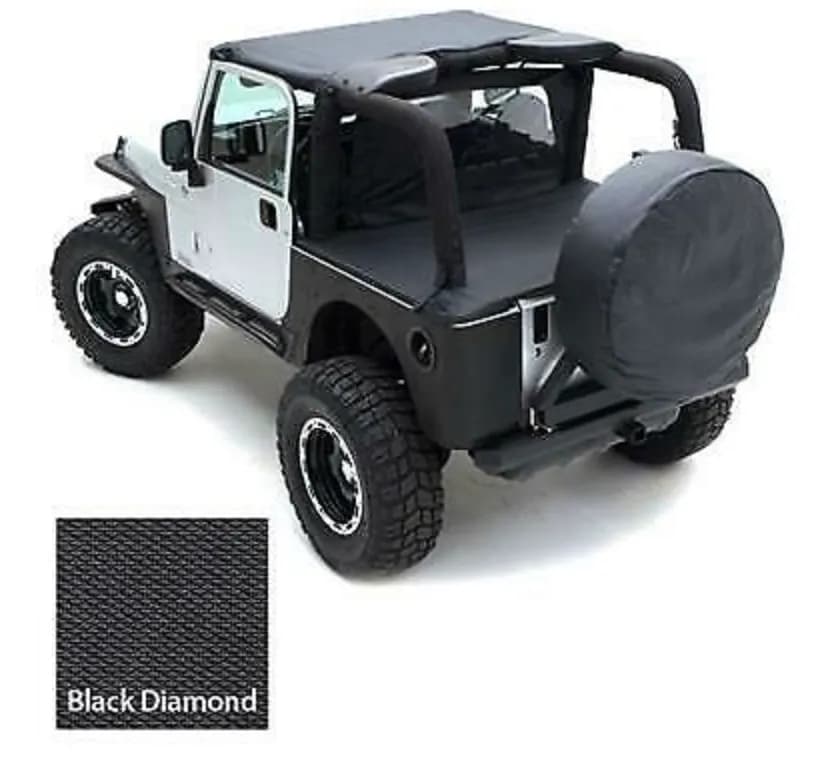 Tops and Covers 2007-2011 Bimini 2 Door Black Diamond