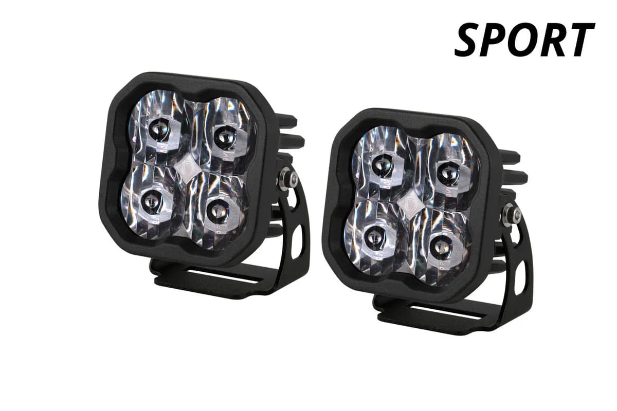 Diode Dynamics - SS3 Sport ABL White Flood Standard (pair)