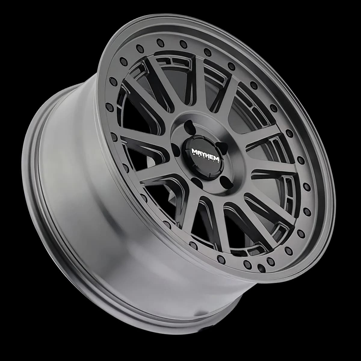 Mayhem Offroad Wheels Compass 8305 MGT 17x9 Matte Gunmetal -6 Off Set 5 Lug 4.76 BSM 78.1 Bore Cast Aluminum