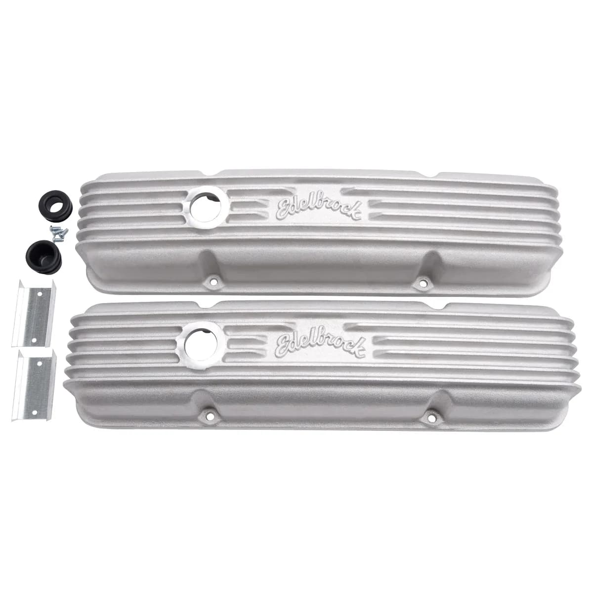 Edelbrock 41439 Classic Series Valve Cover for Chevy 262-400 V8 1959-86