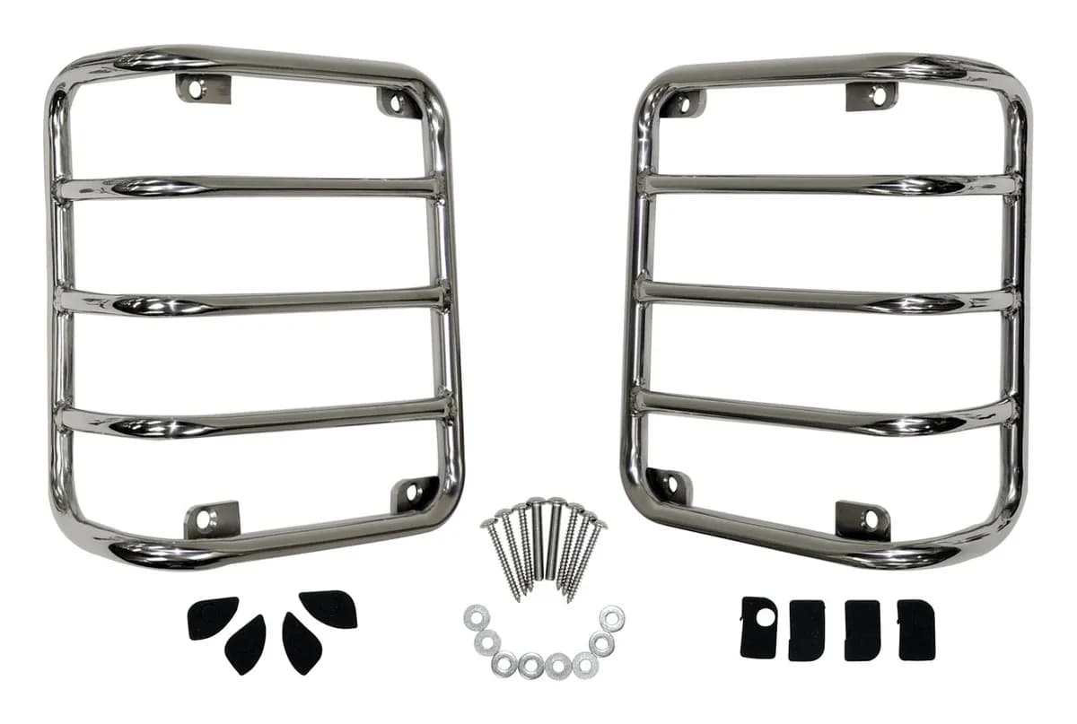 RT Off-Road - Stainless Stainless Tail Light Guard Set