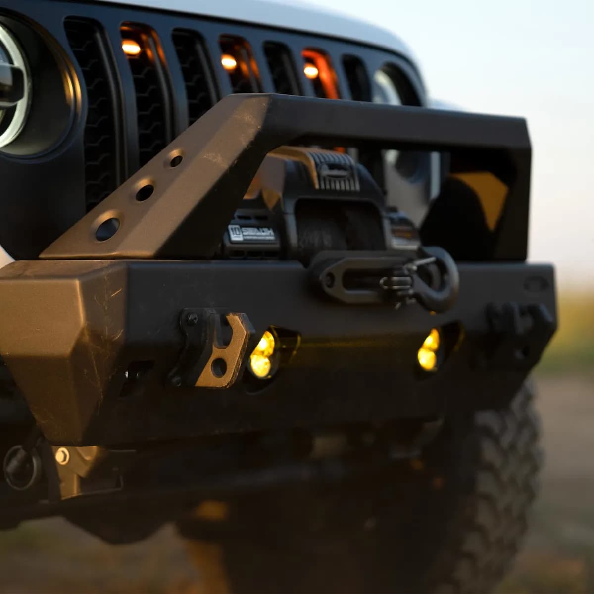 KC Hilites Flex Era® 3 Dual Mode SAE Fog Lights - 2-Light Master Kit - Jeep Jk/Jl/Jt Steel Bumpers