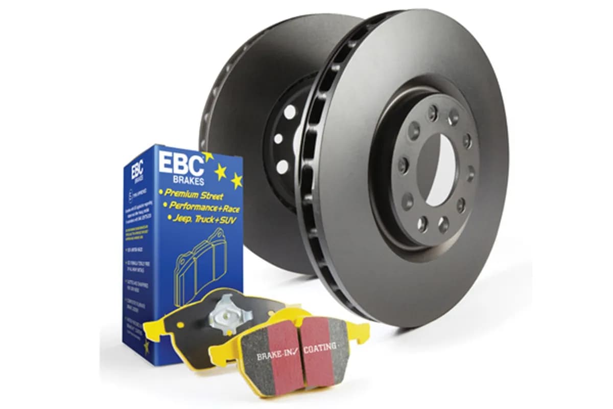 S13 Kits Yellowstuff and RK Rotors; Rear;