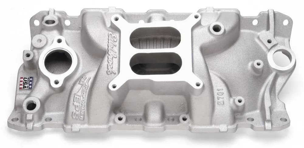 Edelbrock 2701 Performer EPS Intake Manifold for 1955-86 Small-Block Chevy