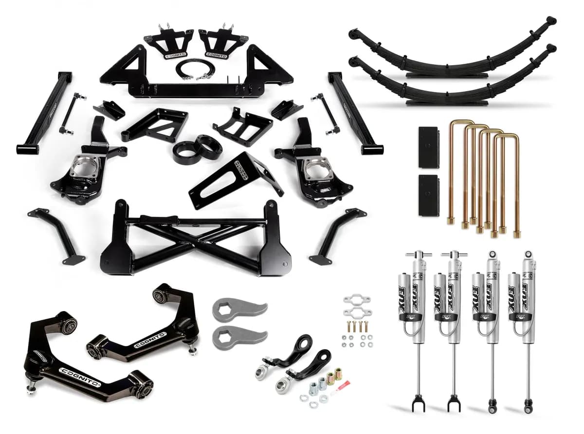 Cognito 12-Inch Performance Lift Kit with Fox 2.0 PSRR Shocks For 20-21 Silverado Sierra 2500 3500 2WD 4WD