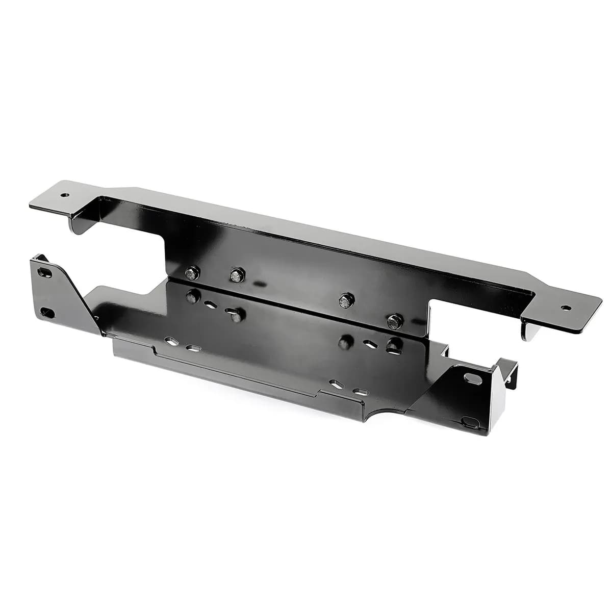 1318 Wrangler Winch Plate Stamped Bumper Steel Black