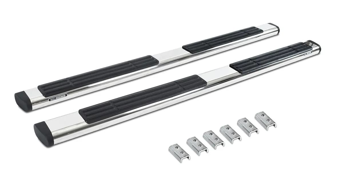 Go Rhino 686412687PS - 6 OE Xtreme SideSteps With Mounting Bracket Kit - Polished Stainless Steel