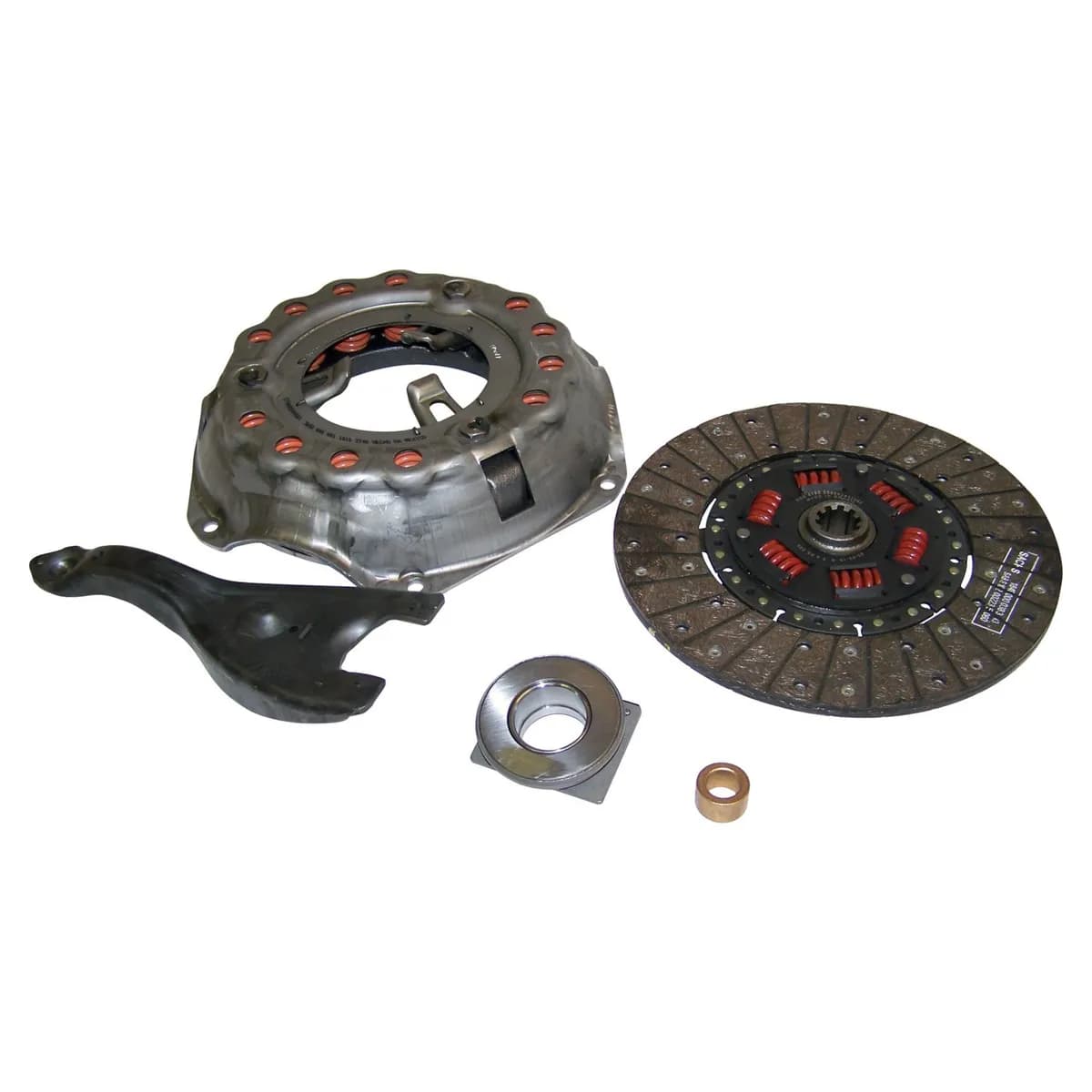 1976-1979 CJ-5 CJ w/ 3-speed transmission; Kit includes: Pressure Plate Disc Throwout Bearing Pilot Bearing and Clutch Fork; 10-1/2in & 1-1/16in; 10 Spline 1976-1979 CJ-7 CJ w/ 3-speed transmission; Kit includes: Pressure Plate Disc Throwout Bearing