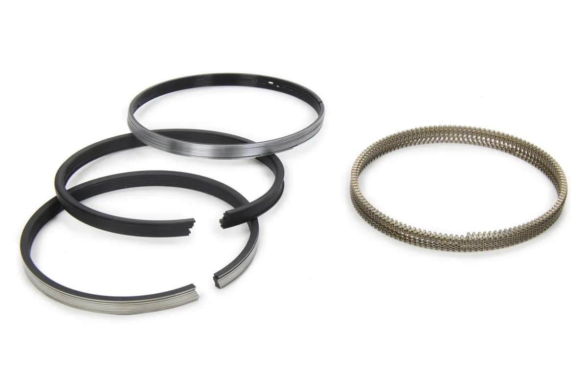 Mahle Motorsport 4055MS-112 Ring (set) - 1.0mm, 1.0mm, 2.0mm Standard Tension +.005 File Fit Rings