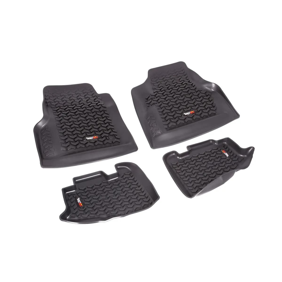 Rugged Ridge All Terrain Front/Rear Floor Liner Kit - TJ