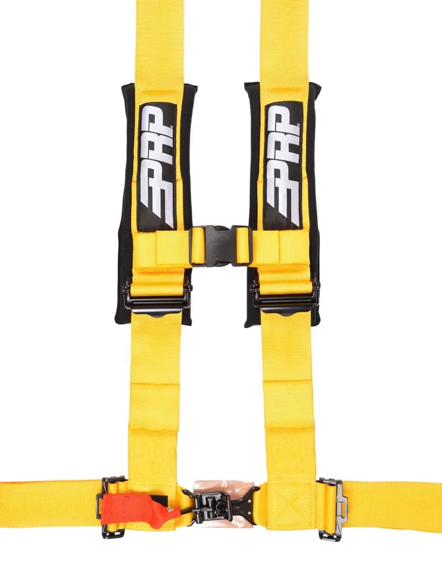 4.3 Harness 4 point Harness with 3 inch Belts Yellow PRP Seats