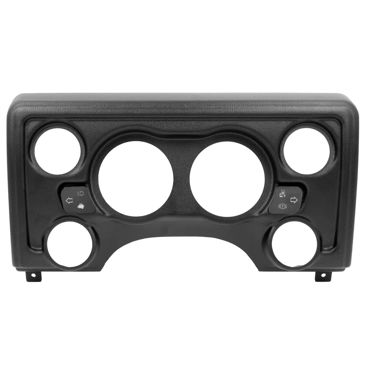 Autometer 90011 Gauge Mount, Direct Fit Dash Panel, 6 Gauge (3 3/8 X2, 2 1/16 X4), Jeep Tj/Xj
