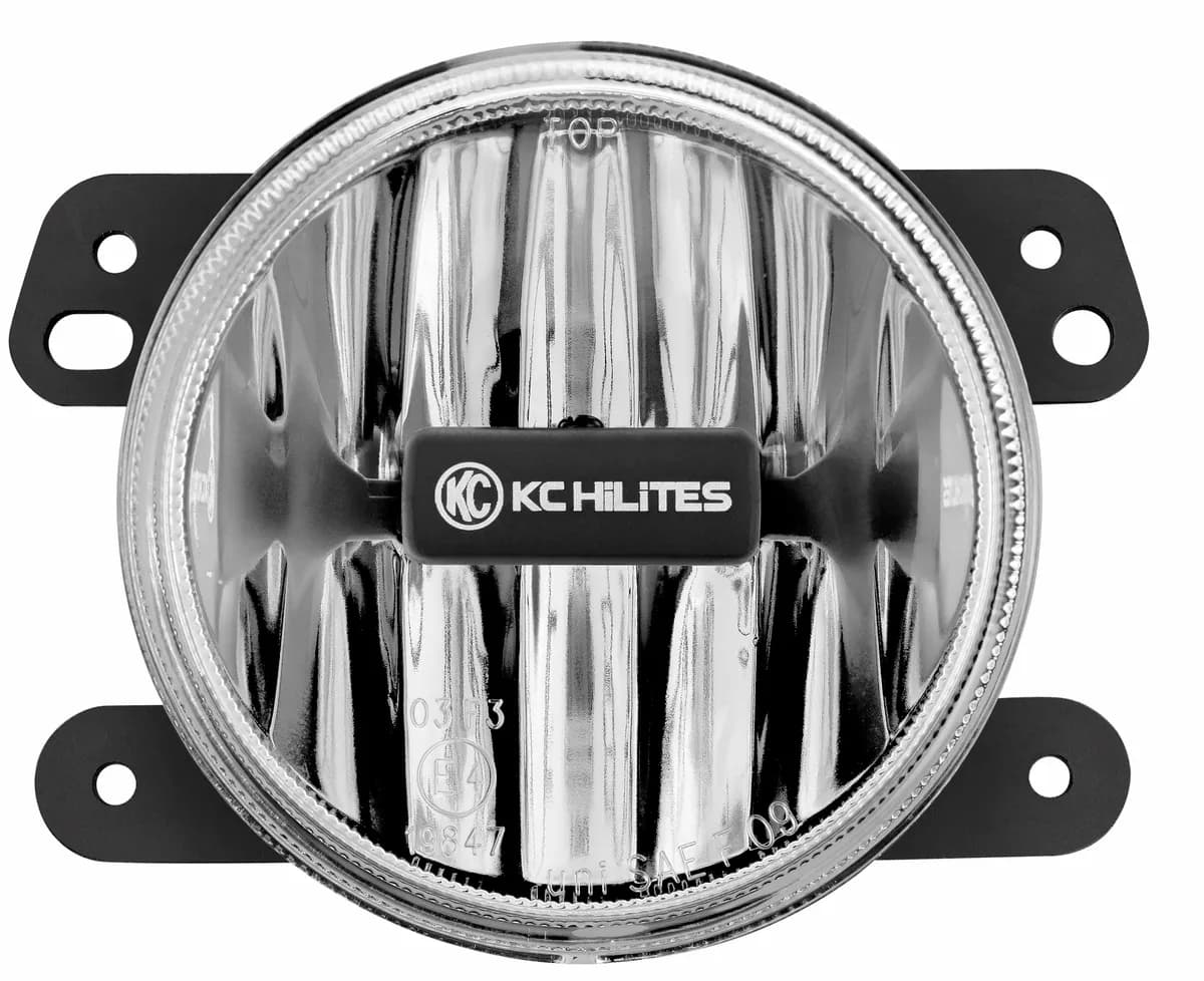 KC Hilites 1494 KC g4 Gravity LED 4in SAE Ece Fog 1-Light - 2007-2009 Jeep Wrangler JK 2/4-Door