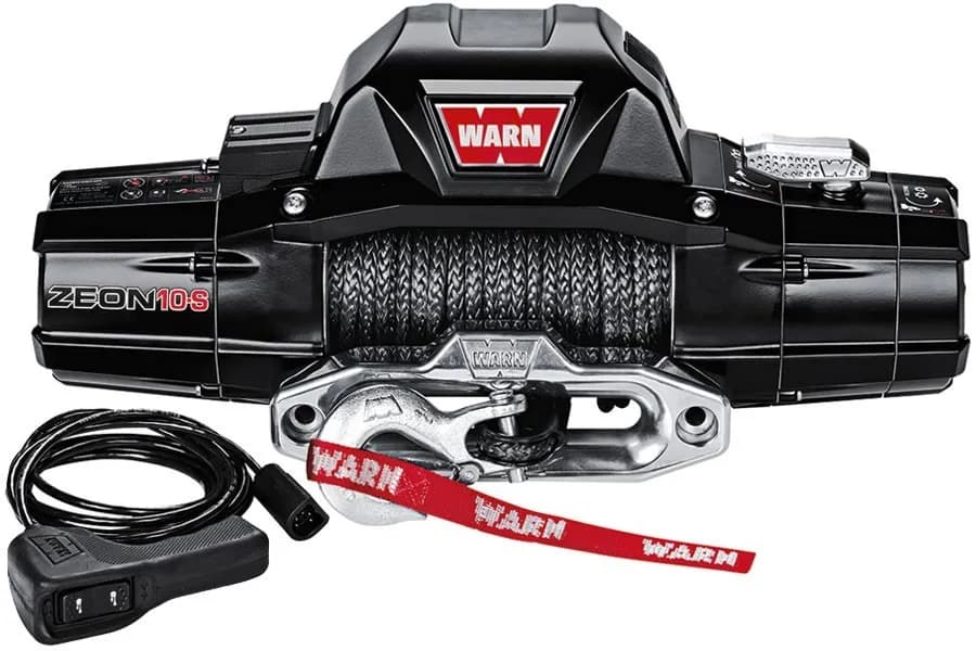 Warn Zeon 10-S 10,000lb Electric Winch with Synthetic Rope
