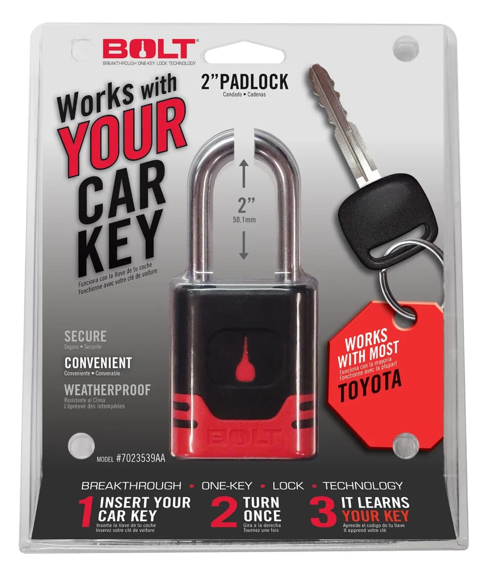 (Clamshell)toyota Vehicles Padlock (Not Compatiable With Toyota Emergency Keys)