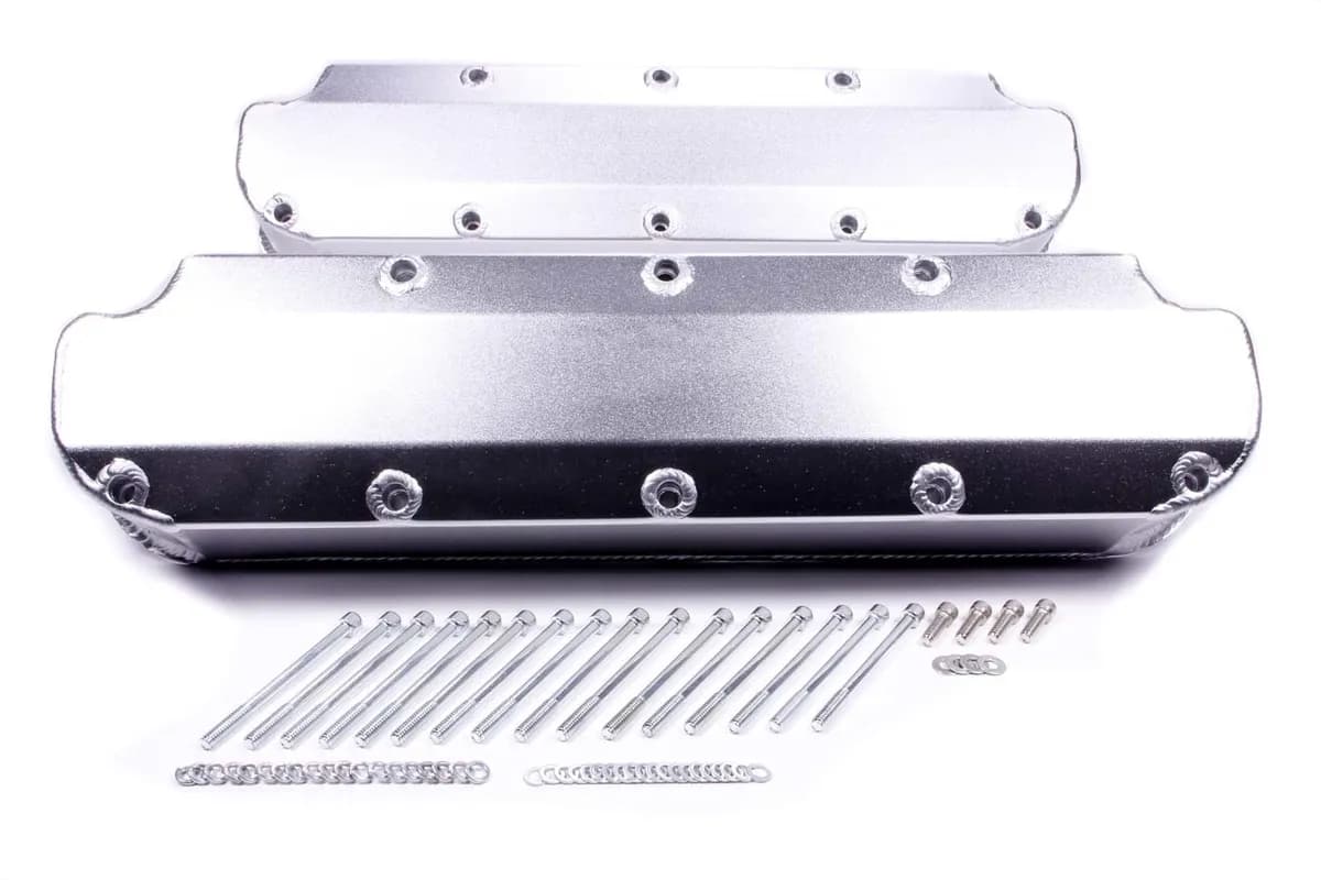 PRW - Valve Cover Set, Aluminum, Fabricated Billet Rail - 4036000