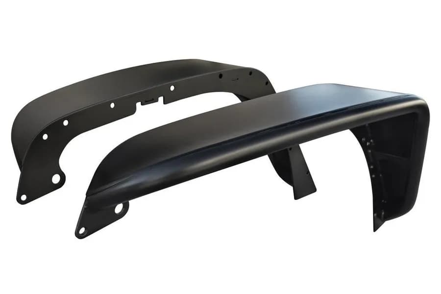 Poison Spyder Standard Width Front Crusher Flares - Black - JK