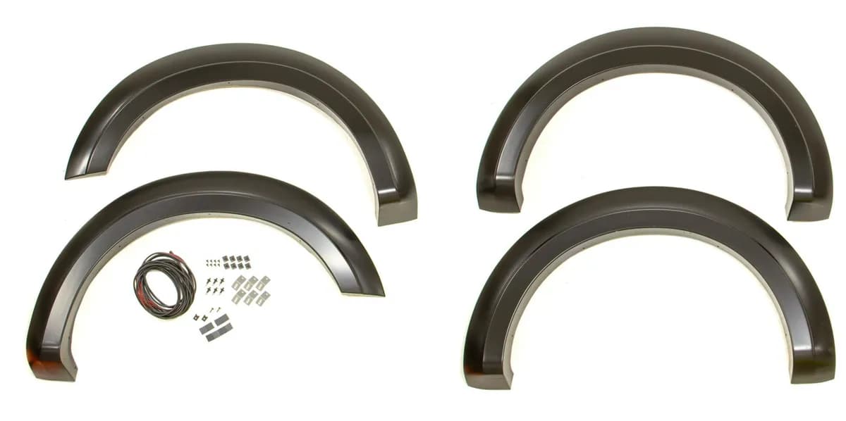 Ford / Lincoln Extend-A-Fender Flare Set of 4, Dura-Flex(R) 2000 ABS Smooth