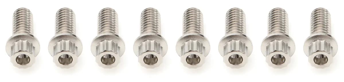 Brake Rotor Bolt Kit 8pc Titanium 5/16-18x3/4