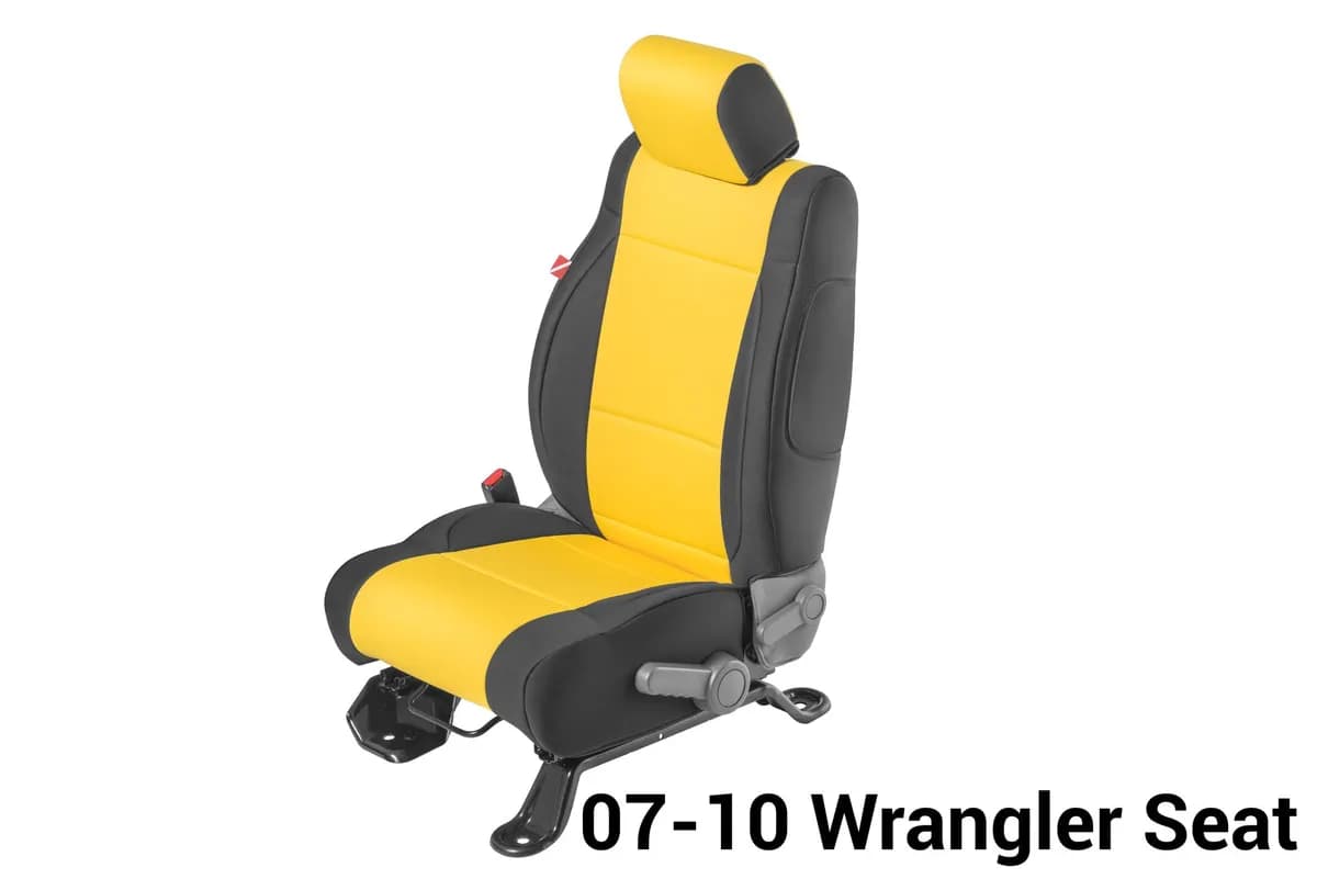 Wrangler JK Seat Cover for 13-18 Jeep JK Yellow Neoprene Pair Diver Down