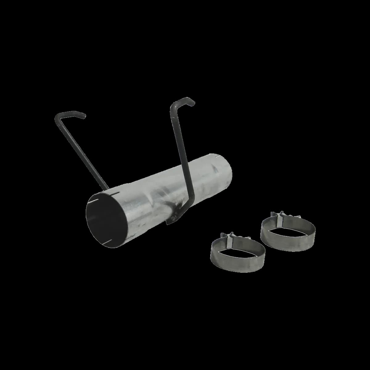 Armor Lite Single System Muffler Delete Pipe; 4 in. Inlet/Outlet Diameter; 17 in. Overall Length; Aluminized; 4 in. Outlet Diameter Tip;