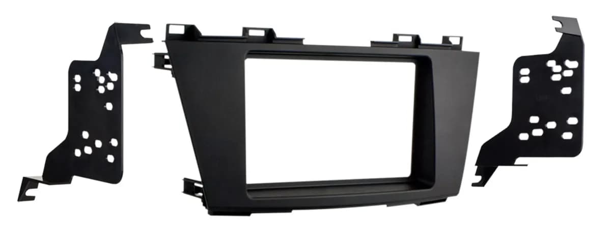 TURBOKits; Radio Installation Kit; Incl. Instructions/Hardware; For Double DIN/Two Single DIN; Black;