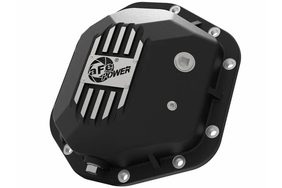 9718 Wrangler Pro Series Dana 44 Rear Differential Cover Blk W/ Machined Fins